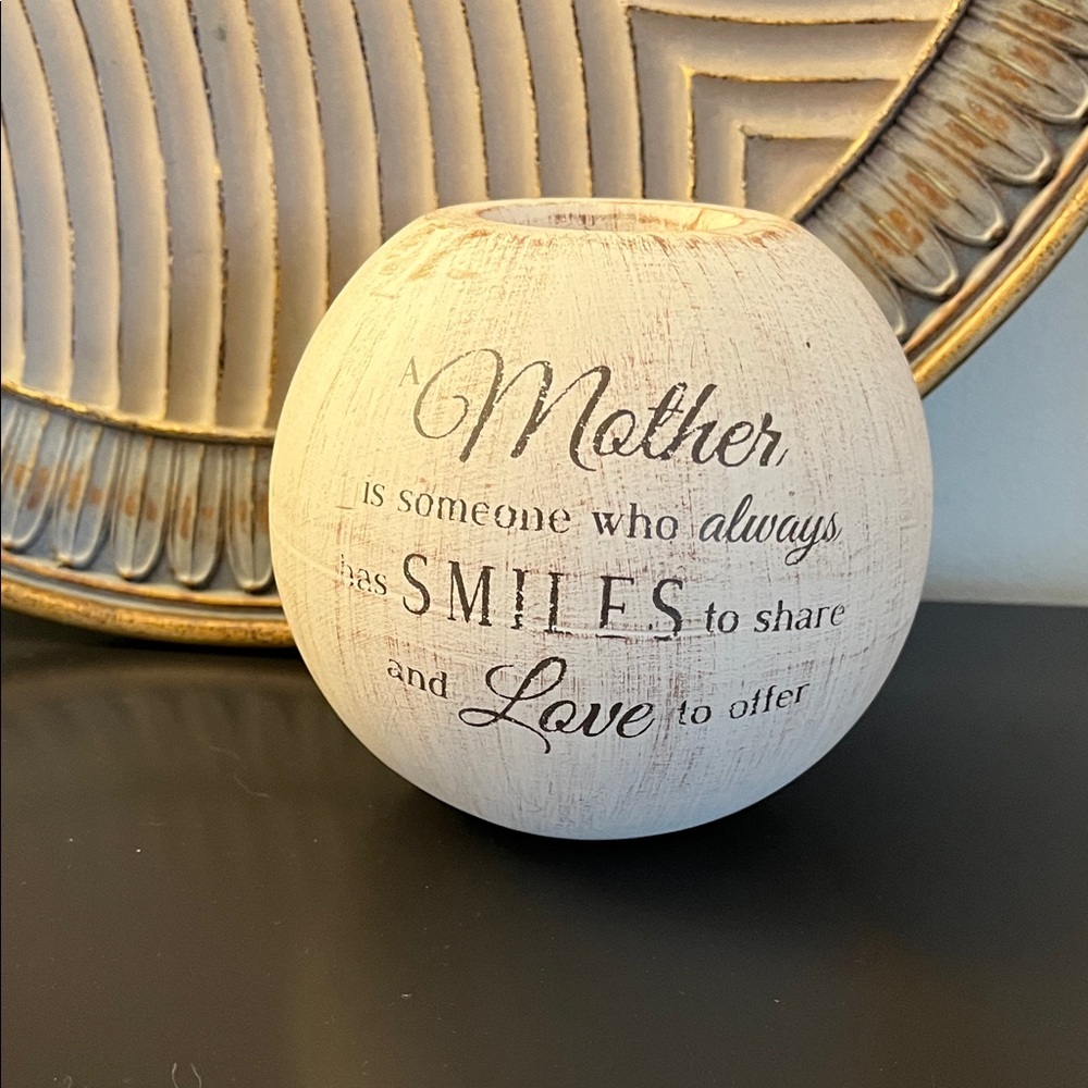 🛍️3/$30 Or 2/$20 🛍️ Ceramic Tea Light Candle Holder for Mother, Mother’s Day